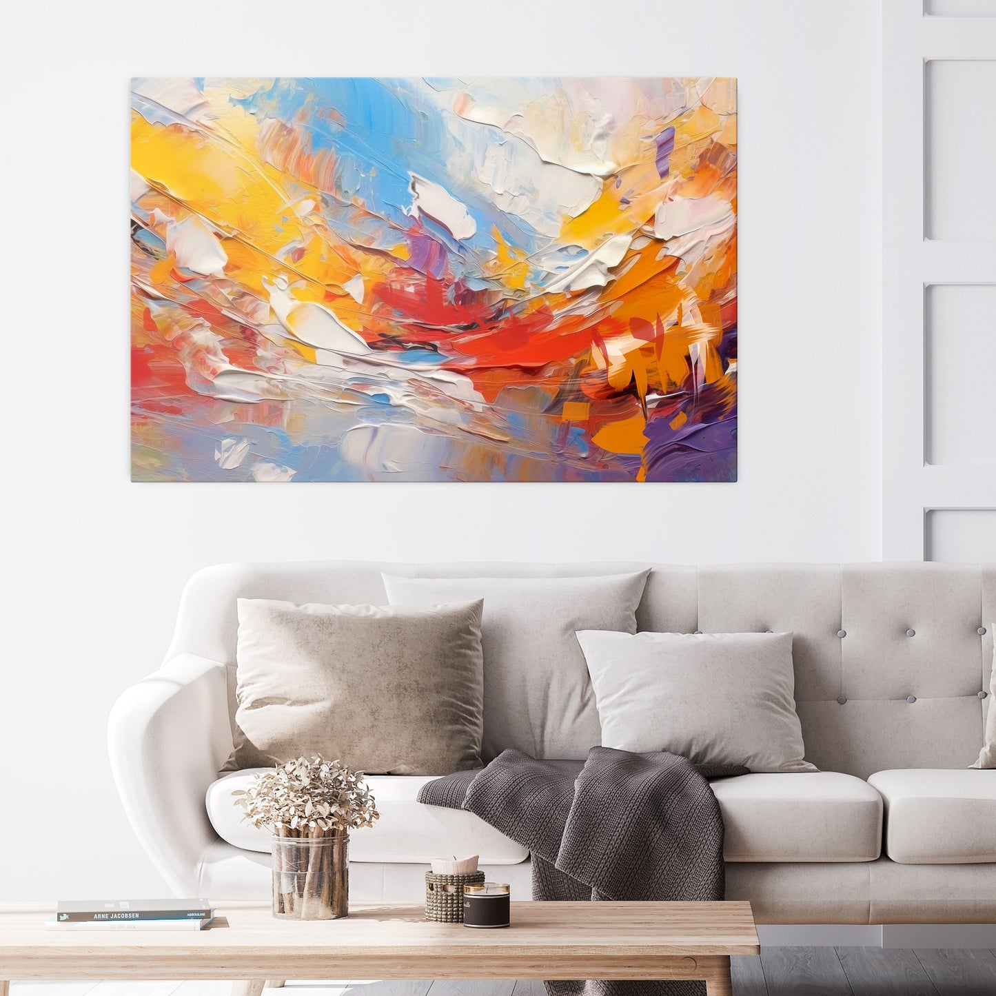 COLORFUL REVERIE Horizontal Canvas Print