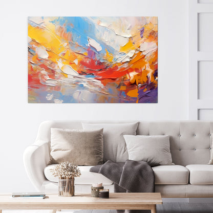 COLORFUL REVERIE Horizontal Canvas Print