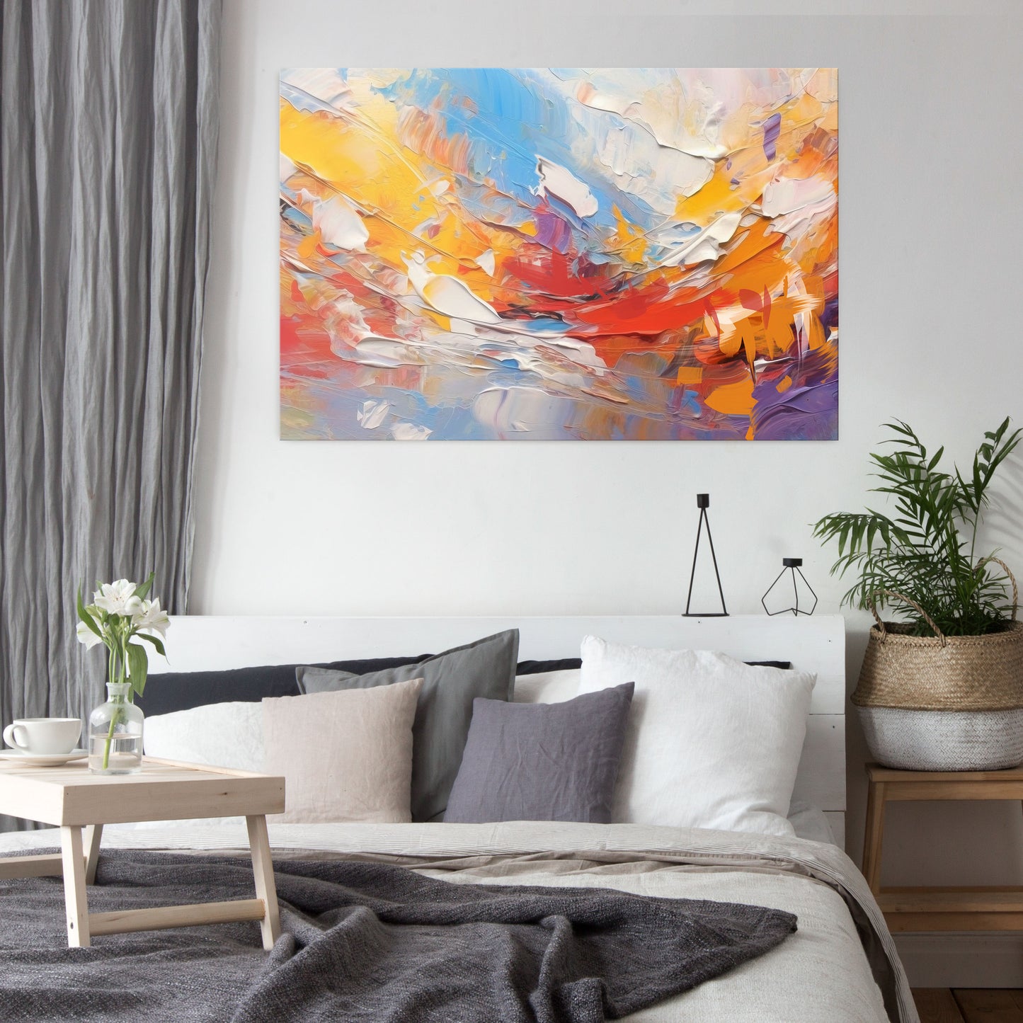 COLORFUL REVERIE Horizontal Canvas Print
