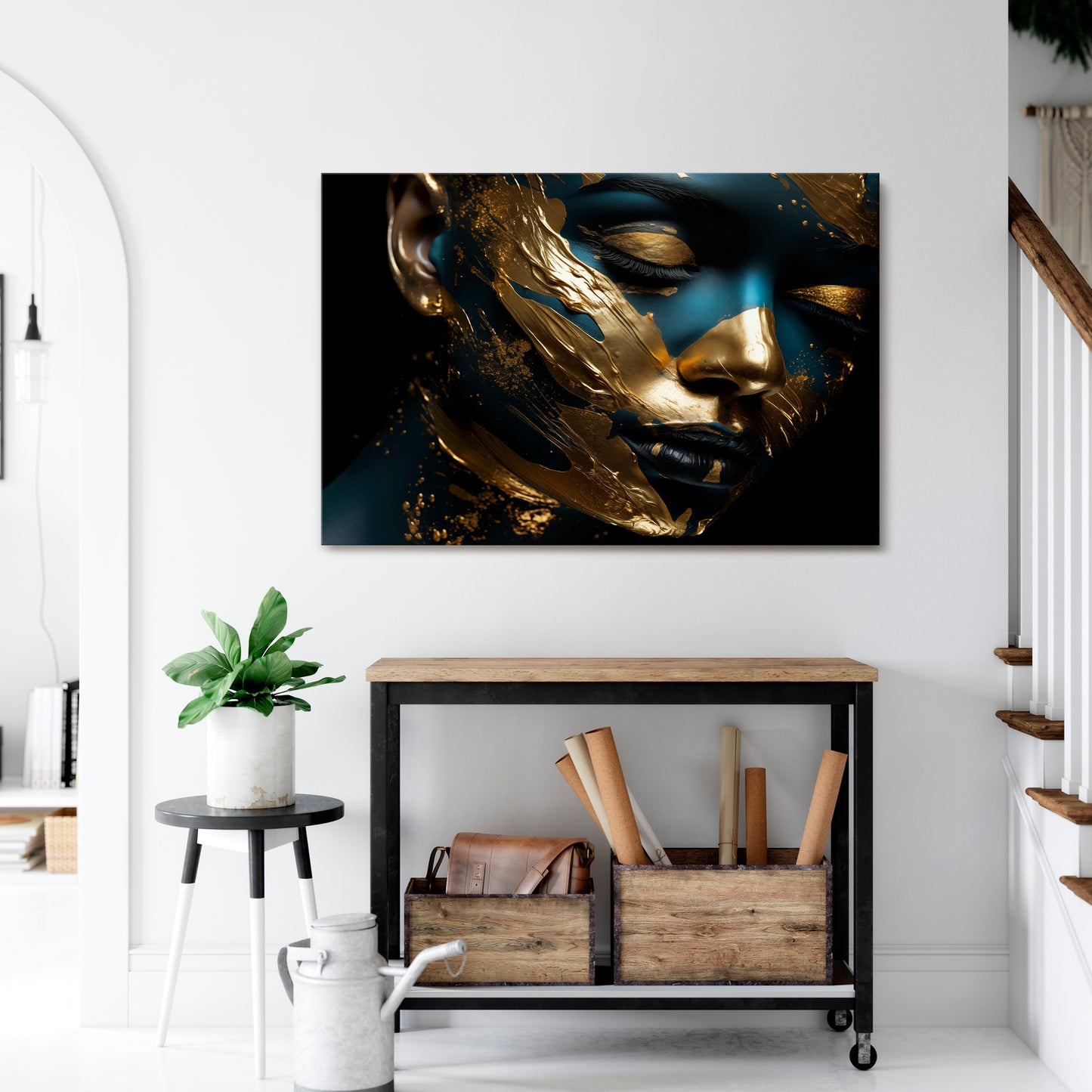 GILDED GRACE Horizontal Canvas Print