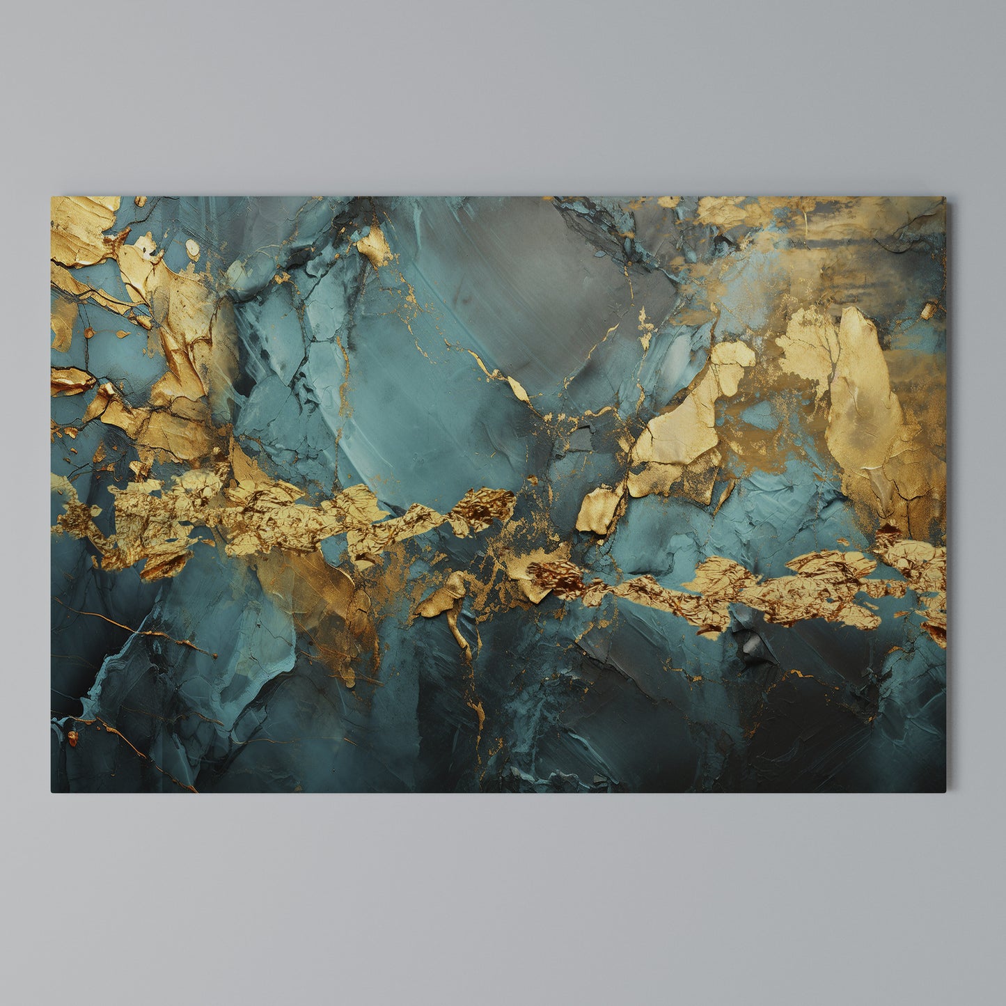 CELESTIAL GOLDRUSH Horizontal Canvas Print