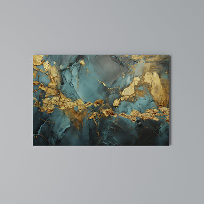 CELESTIAL GOLDRUSH Horizontal Canvas Print