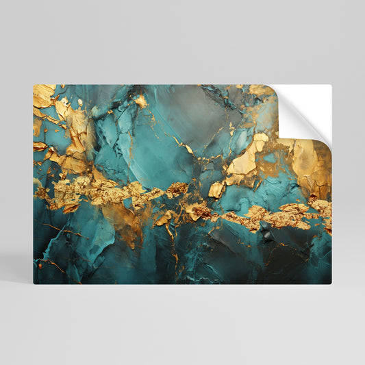 CELESTIAL GOLDRUSH Vodorovný samolepicí plakát