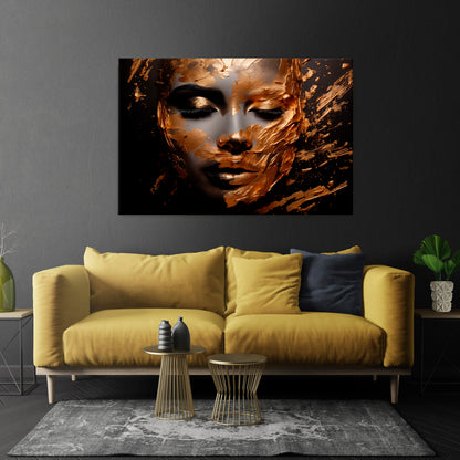 SHIMMERING ELEGANCE Horizontal Canvas Print