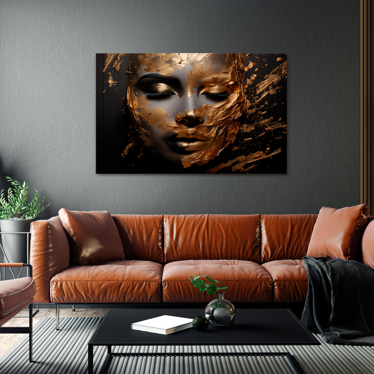 SHIMMERING BEAUTY Horizontal Canvas Print