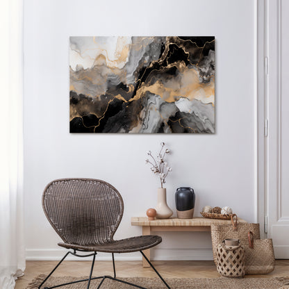 MYSTIC VEINS Horizontal Canvas Print