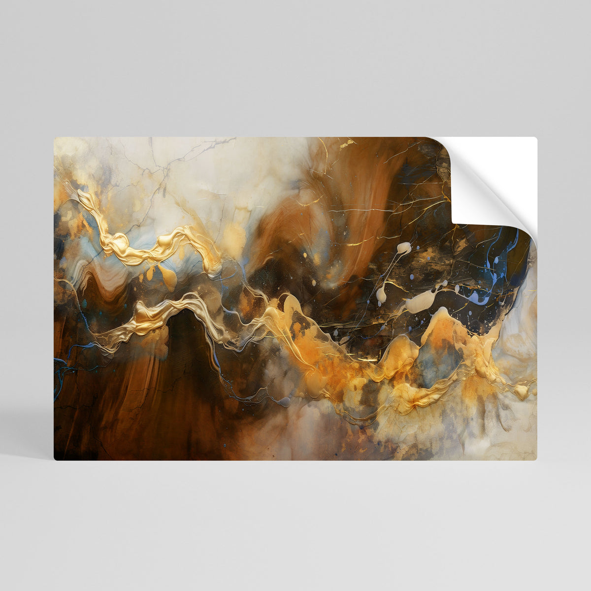 FLUID SYMPHONY Vodorovný samolepicí plakát