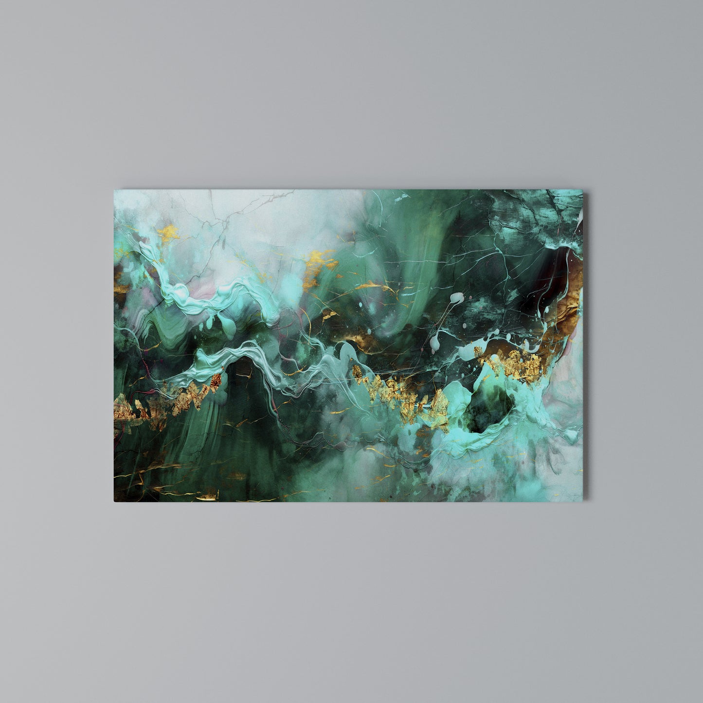 GRACEFUL WAVES Horizontal Canvas Print