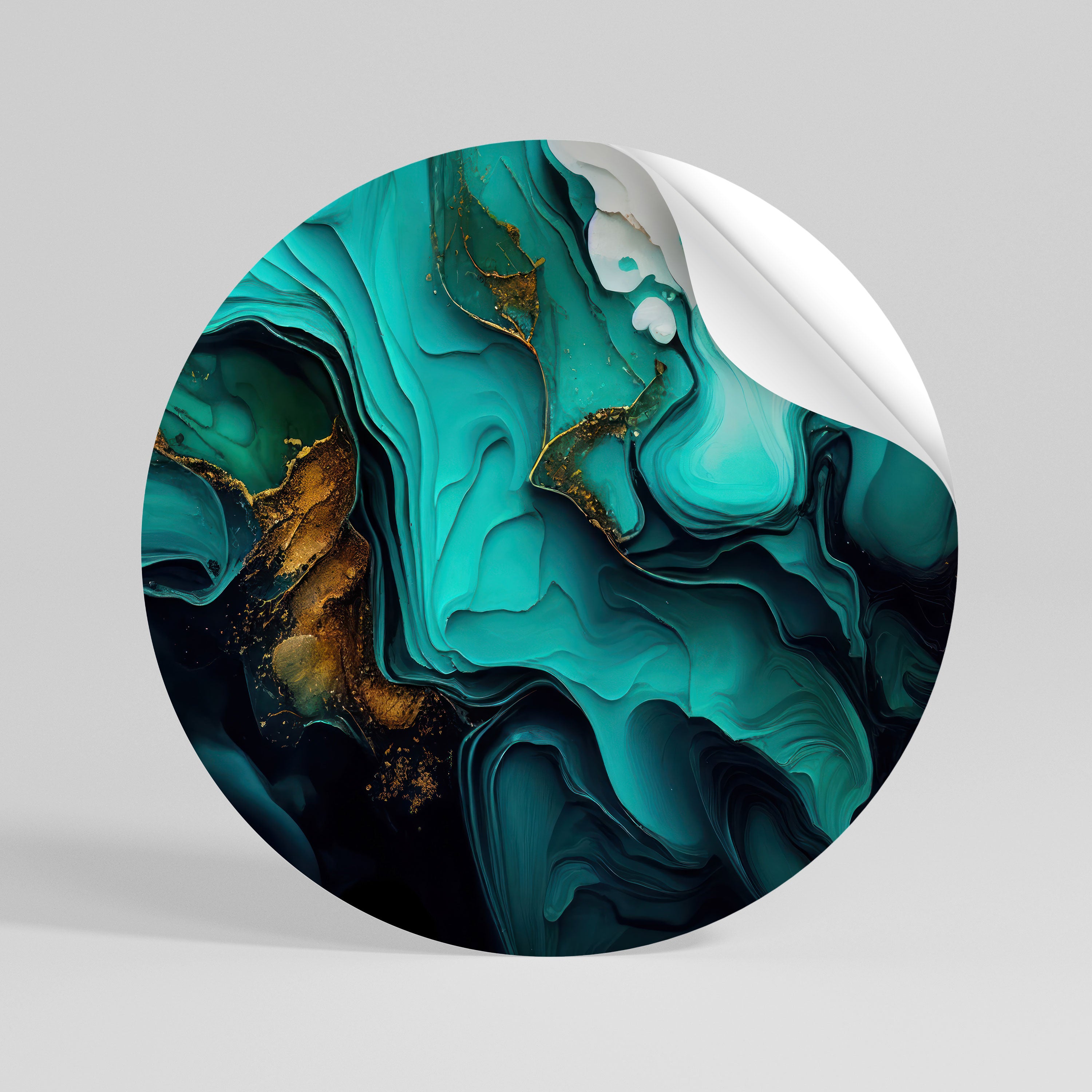 SUBLIME WHIRLS Kulatá samolepka