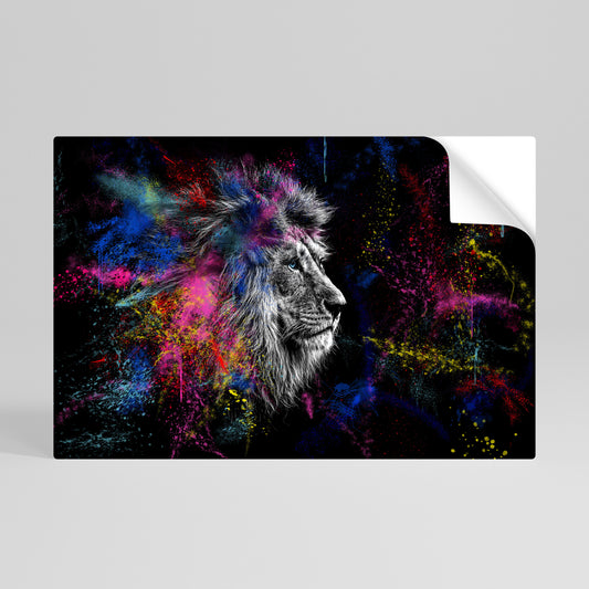 LION ARTISTRY Vodorovný samolepicí plakát