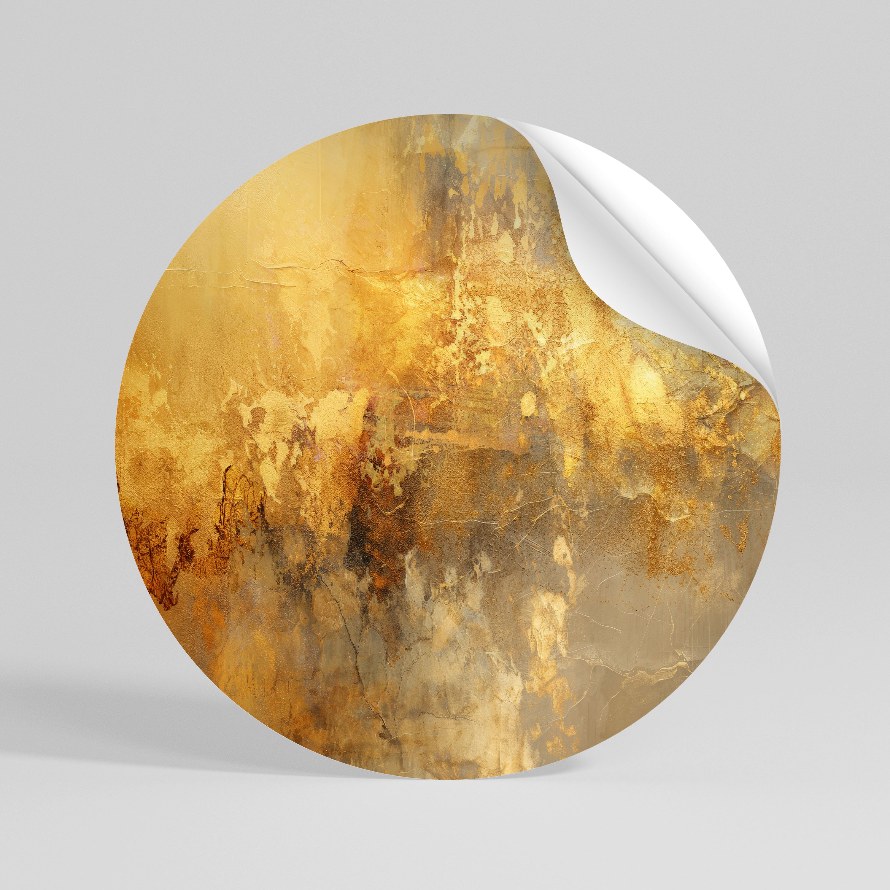 SEARING GLOW Kulatá samolepka