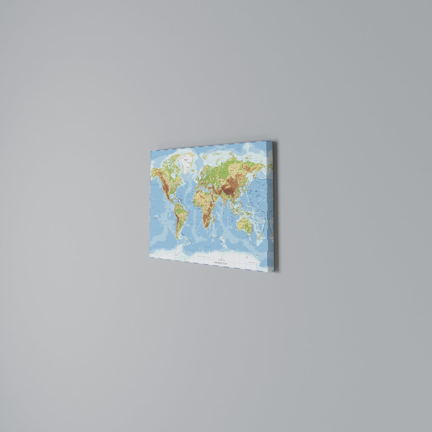 MAP OF DIVERSITY Horizontal Canvas Print