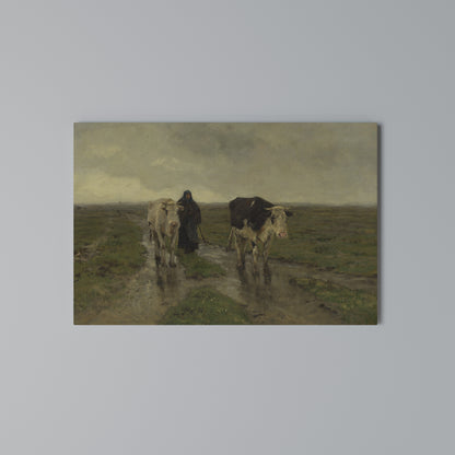 RAINY REFLECTIONS Horizontal Canvas Print