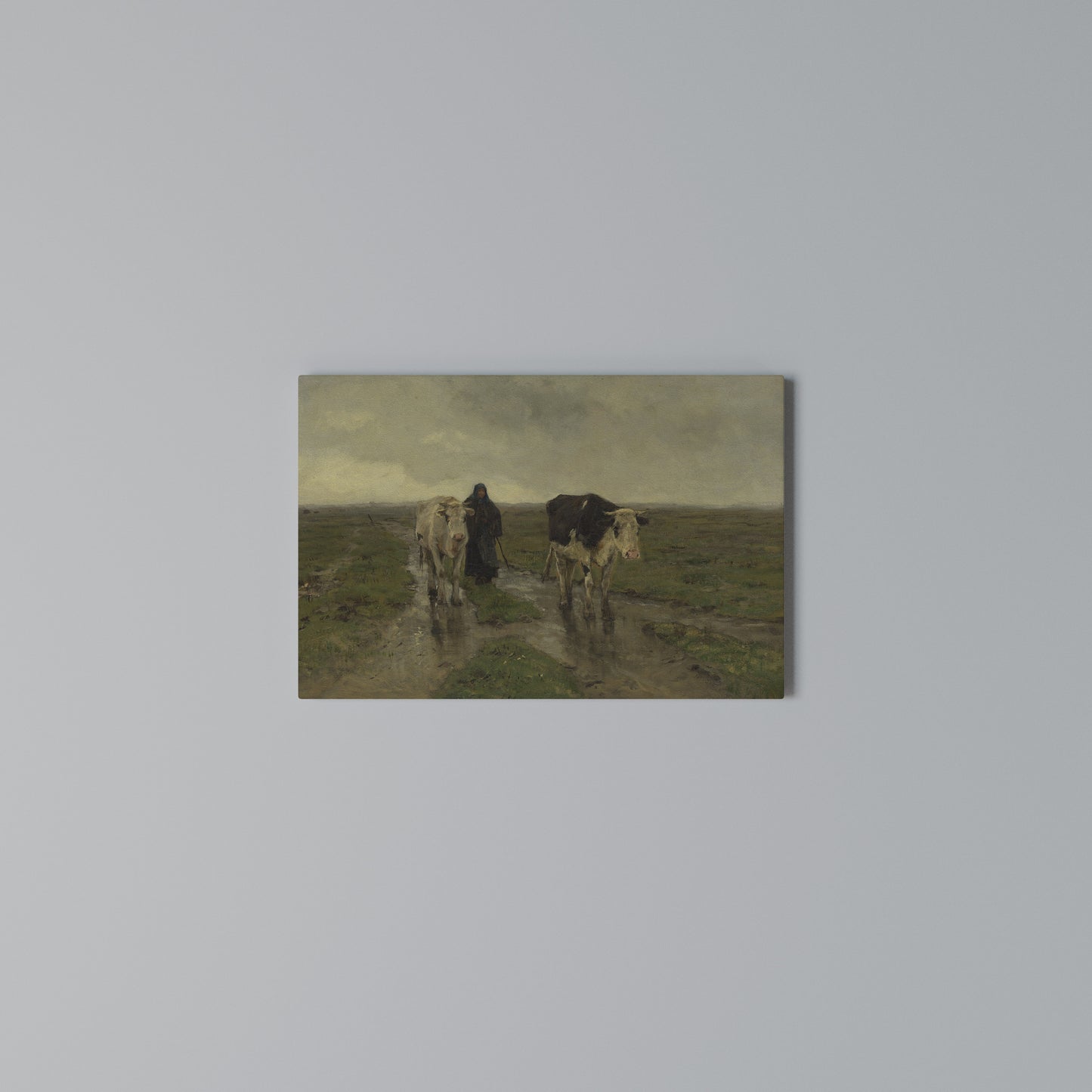 RAINY REFLECTIONS Horizontal Canvas Print