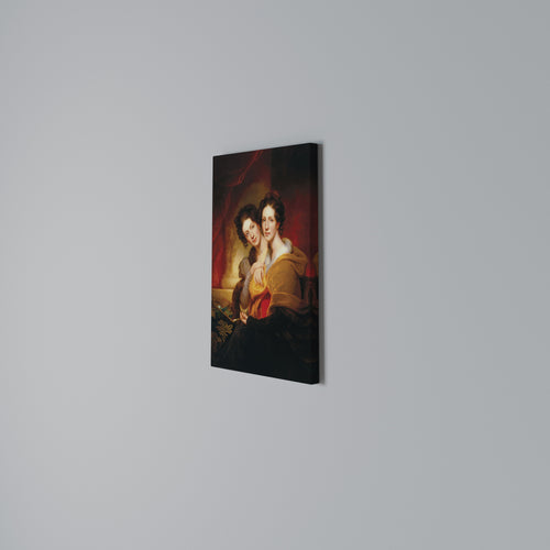 SYMMETRY OF SOULS Vertical Canvas Print