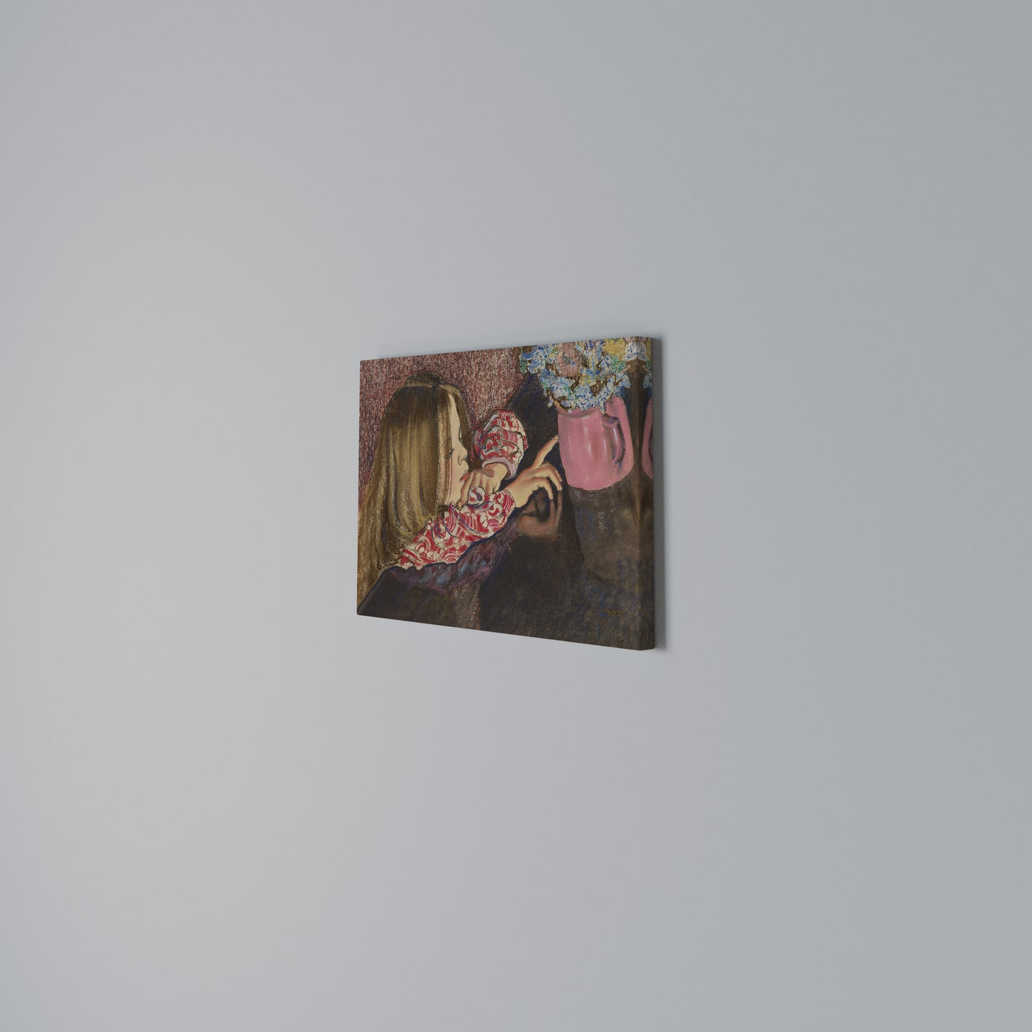 CHILDLIKE WONDER Horizontal Canvas Print