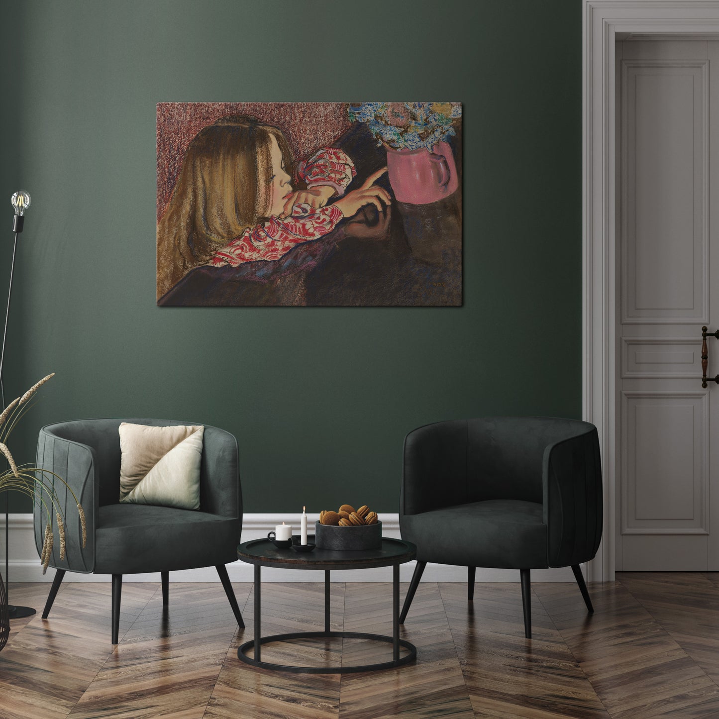 CHILDLIKE WONDER Horizontal Canvas Print