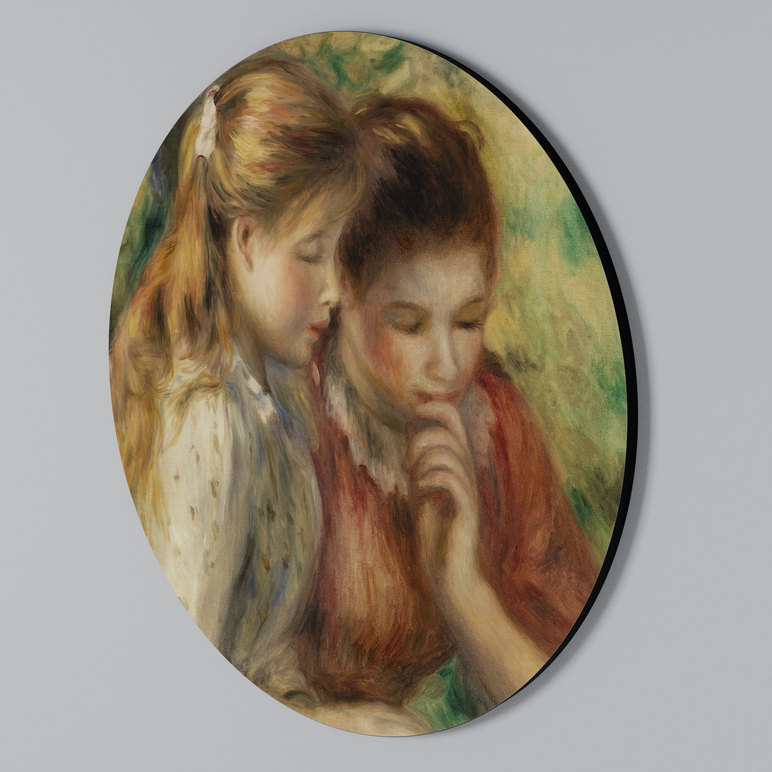 WHISPERS OF FRIENDSHIP Round Wall Art