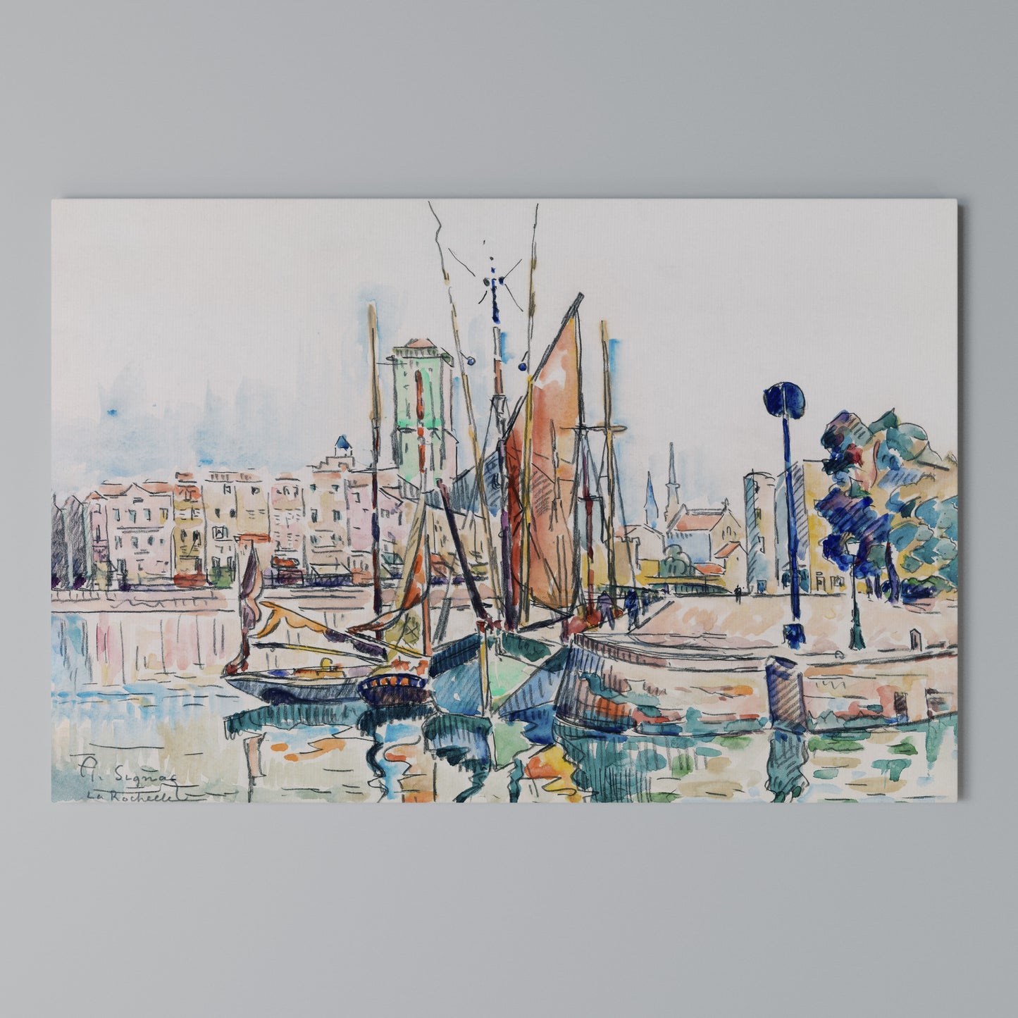 LA ROCHELLE Horizontal Canvas Print