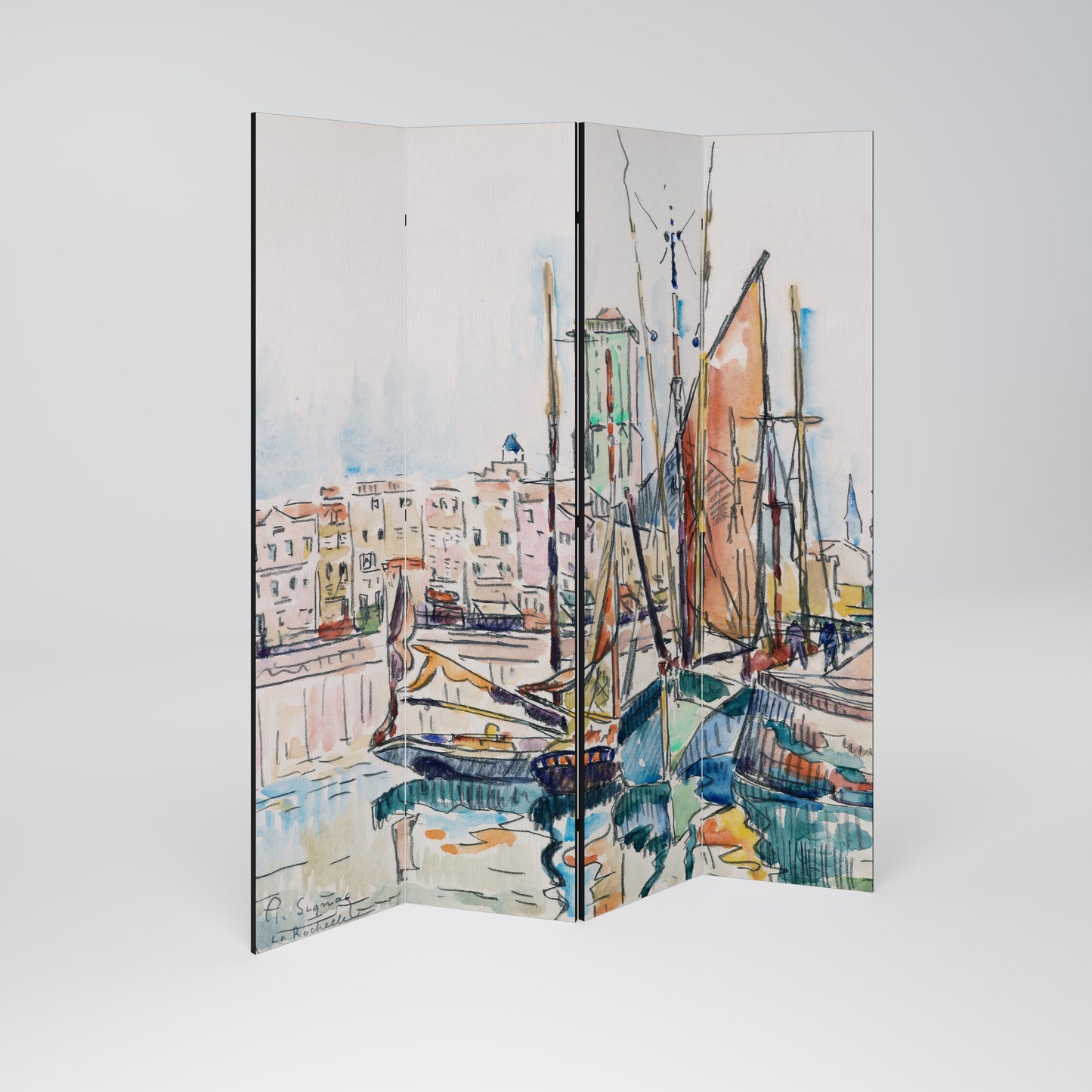 LA ROCHELLE 4dílný paraván