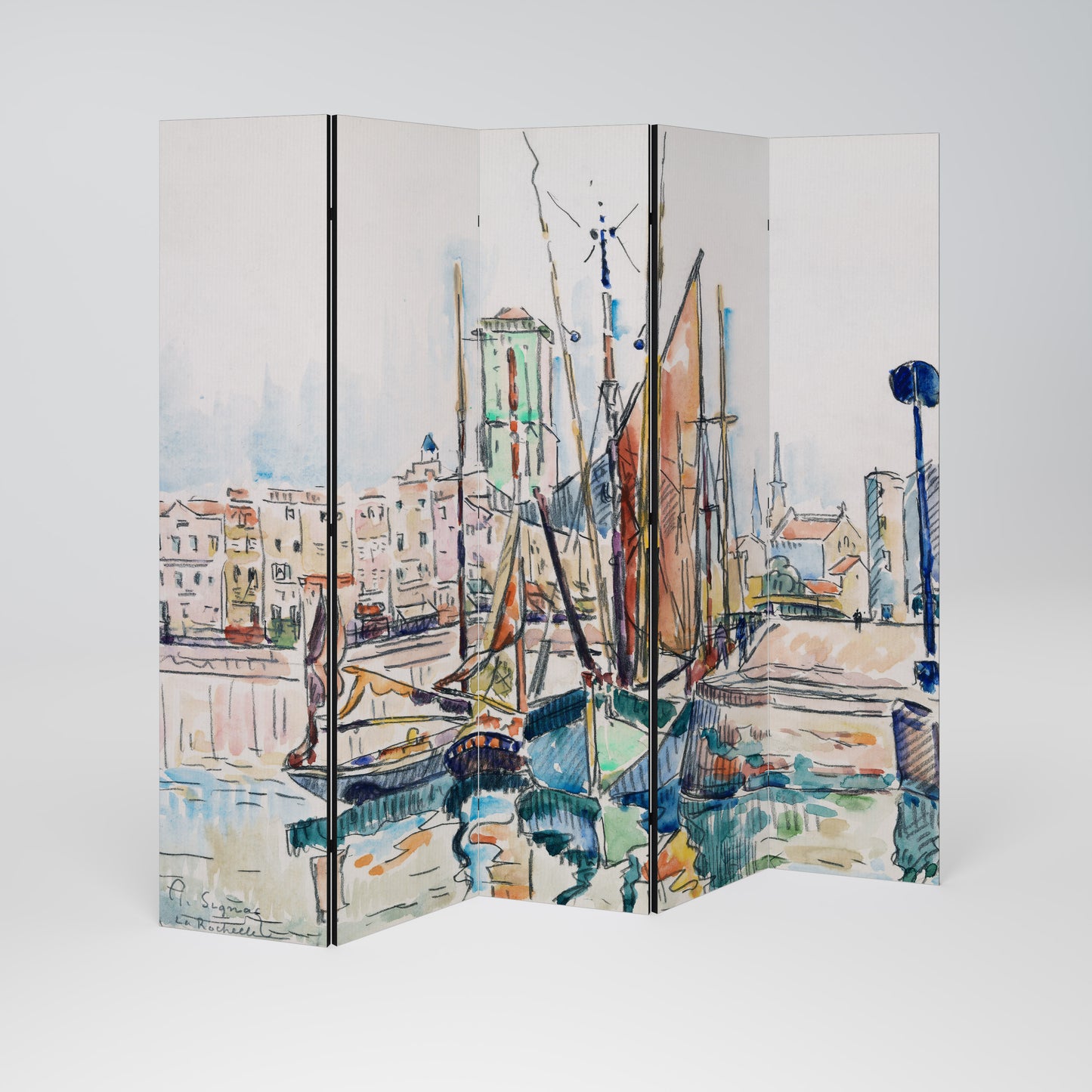 LA ROCHELLE 5dílný paraván