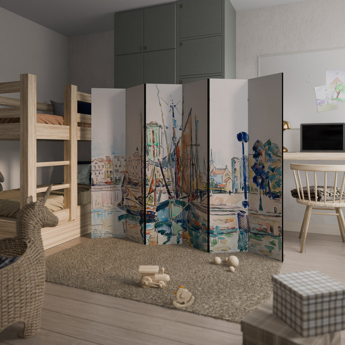 LA ROCHELLE 6dílný paraván