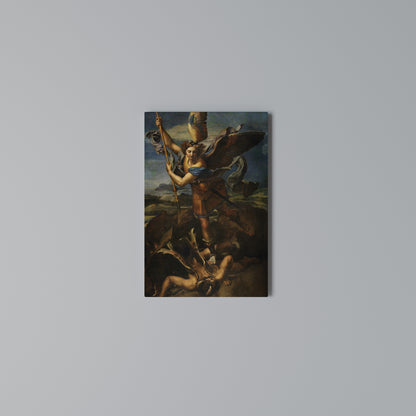 FURY AND FAITH Vertical Canvas Print