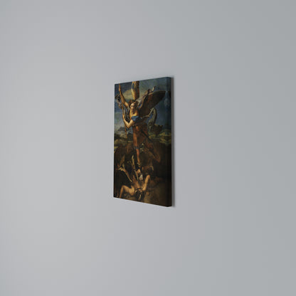 FURY AND FAITH Vertical Canvas Print