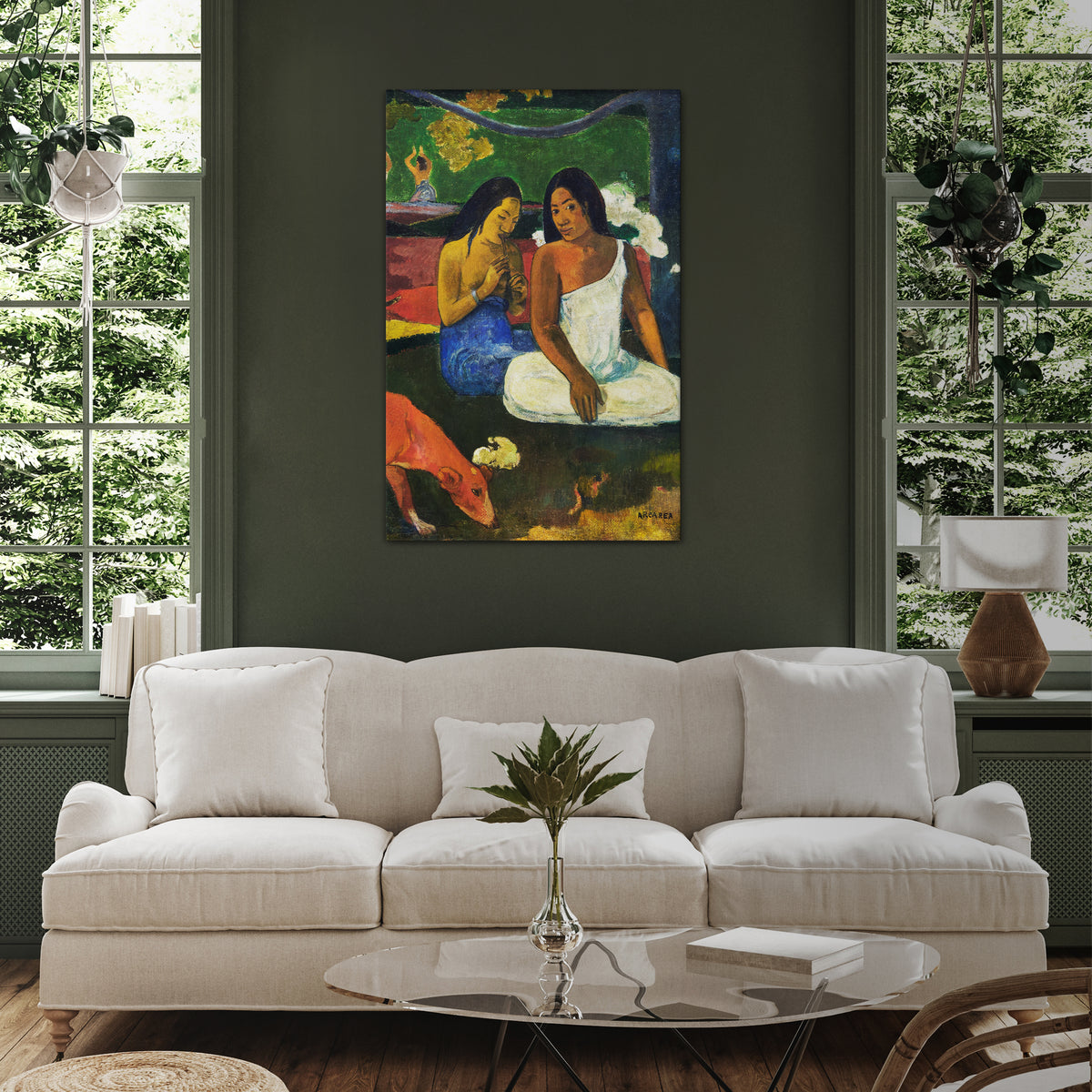 AREAREA BY GAUGUIN Vertical Canvas Print