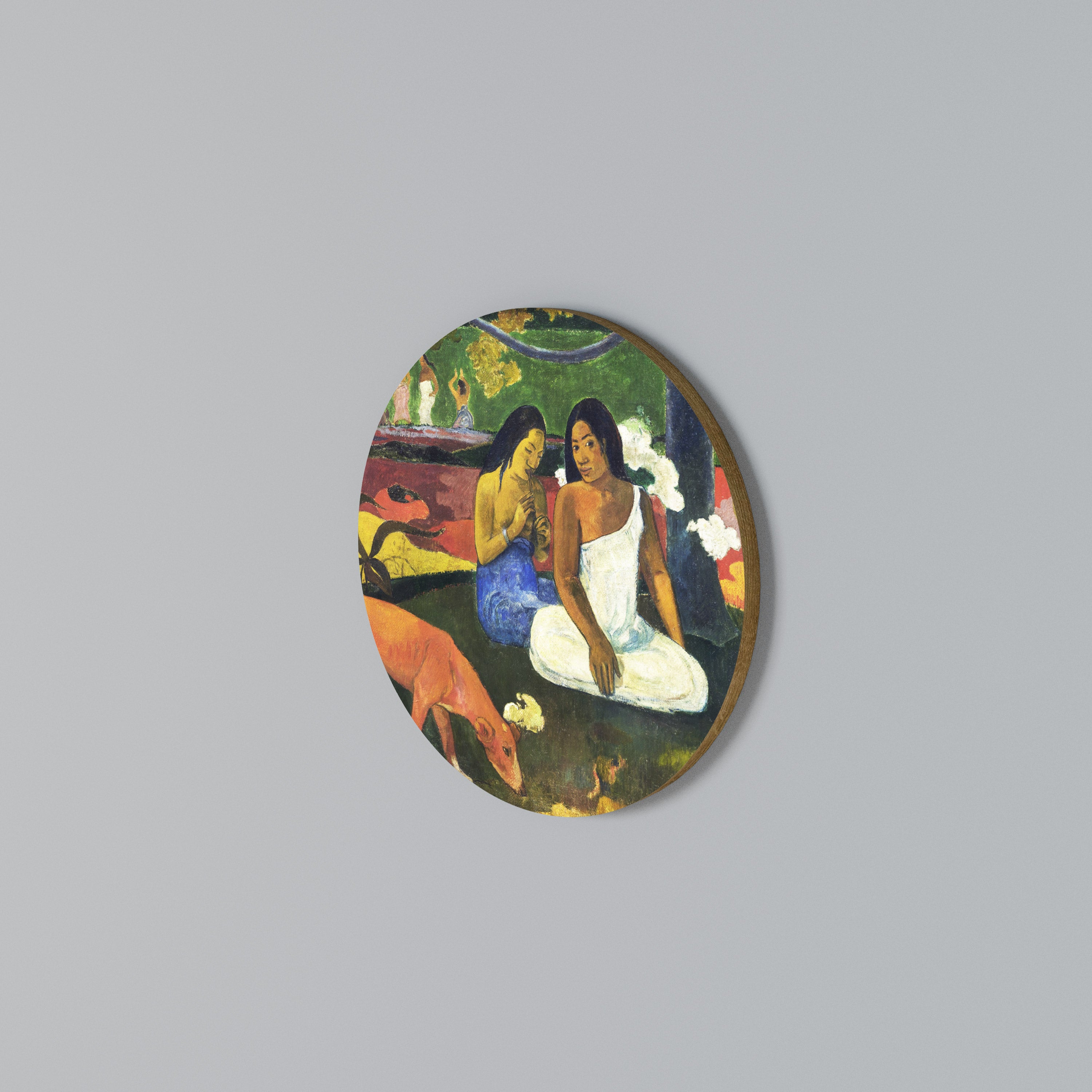 AREAREA BY GAUGUIN Round Wall Art