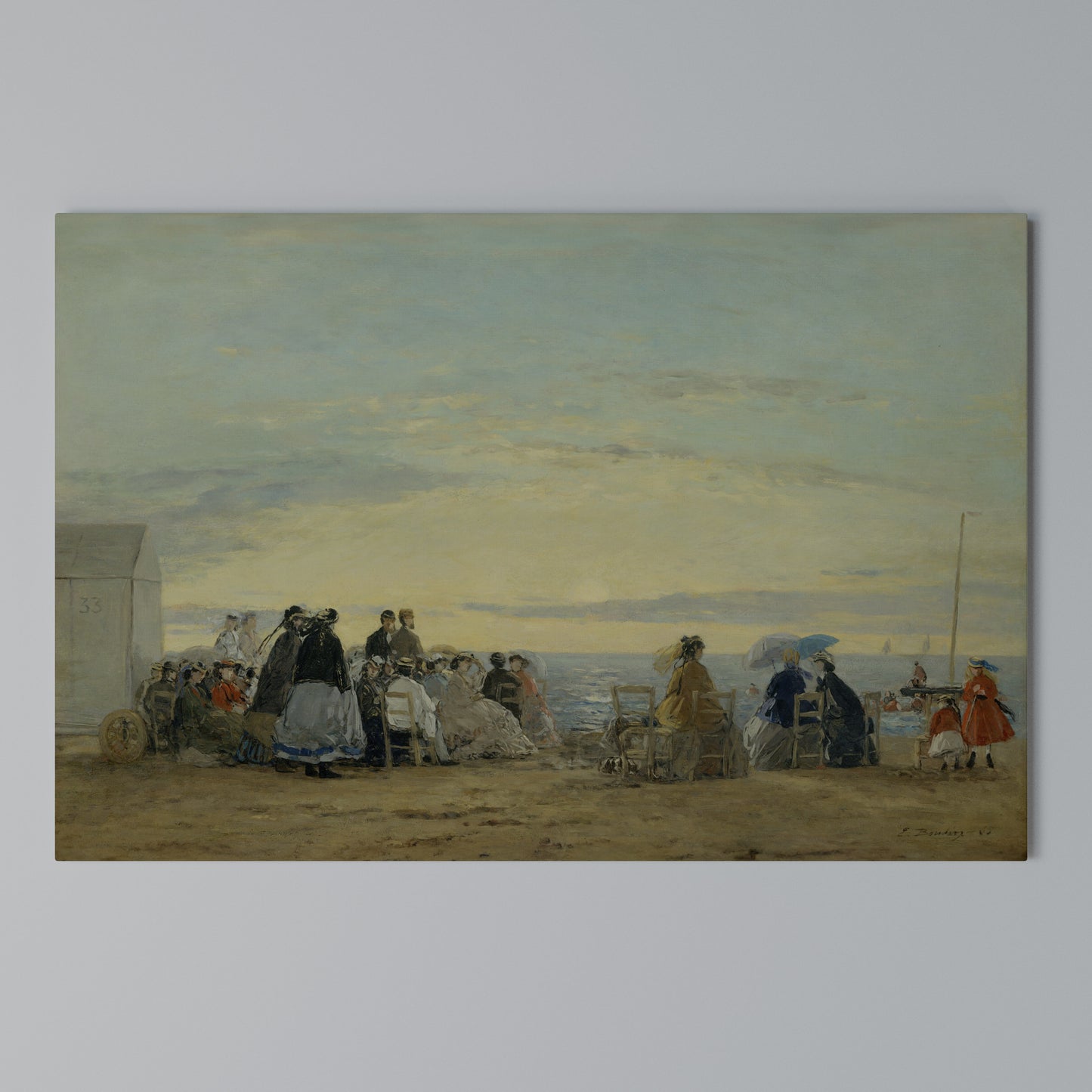 CHARMING COASTAL MOMENTS Horizontal Canvas Print