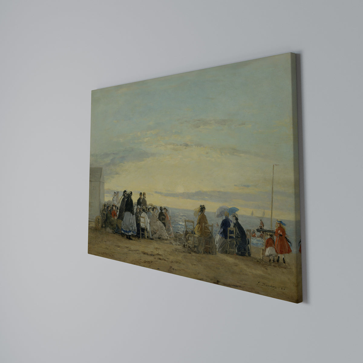 CHARMING COASTAL MOMENTS Horizontal Canvas Print