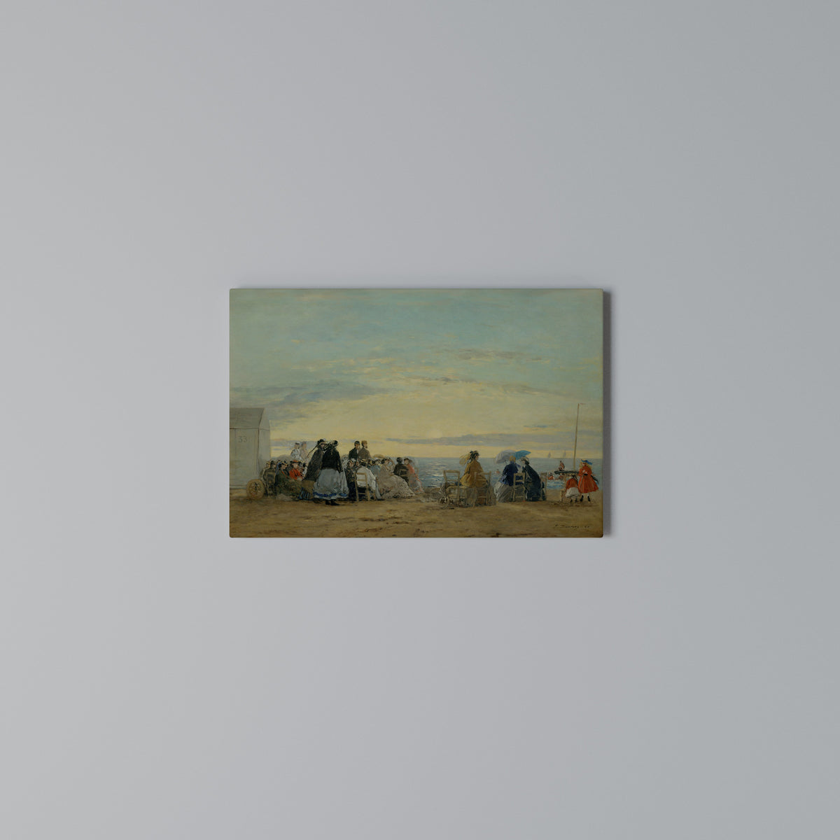 CHARMING COASTAL MOMENTS Horizontal Canvas Print