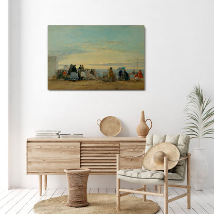 CHARMING COASTAL MOMENTS Horizontal Canvas Print
