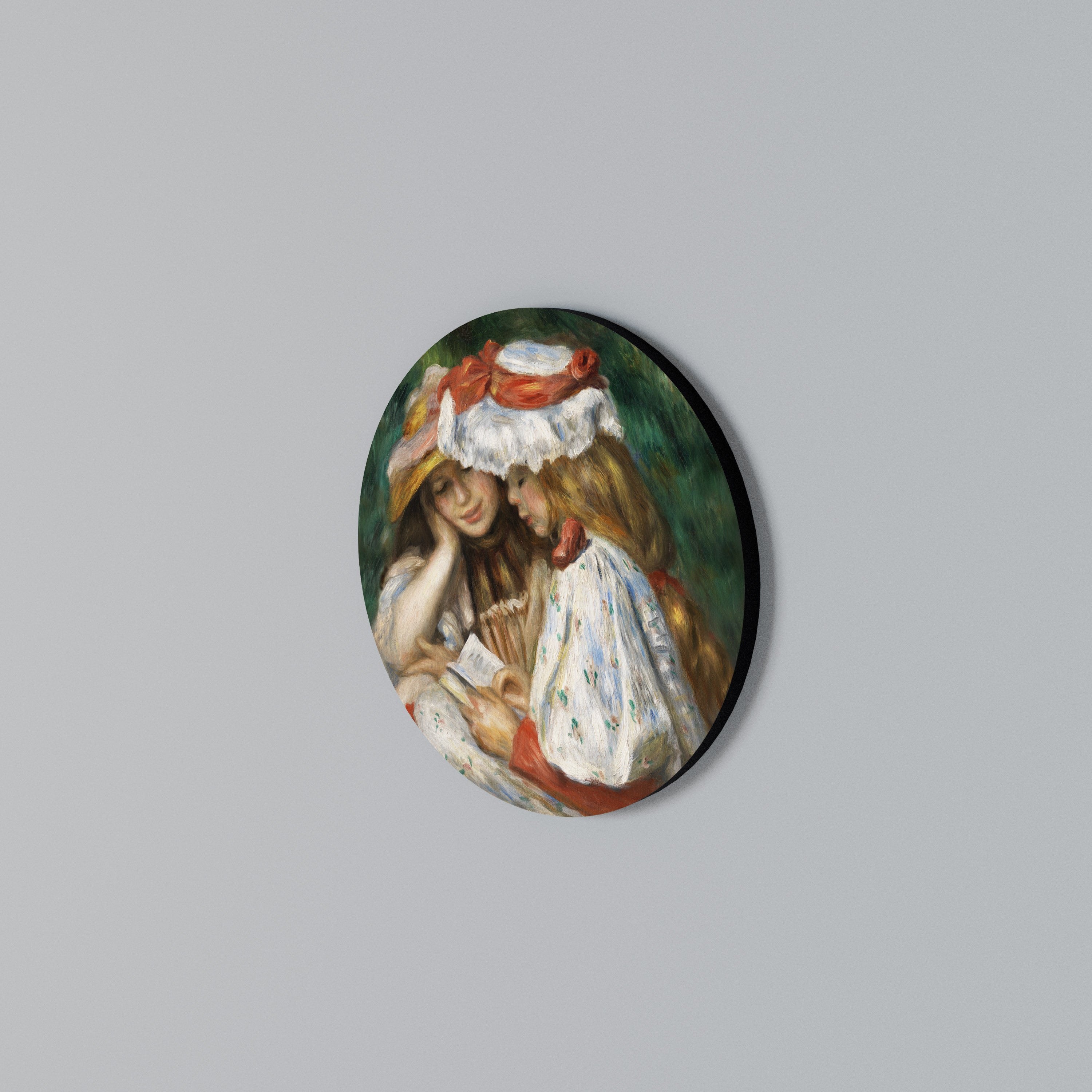 MUSE OF YOUTHFUL DREAMS Round Wall Art