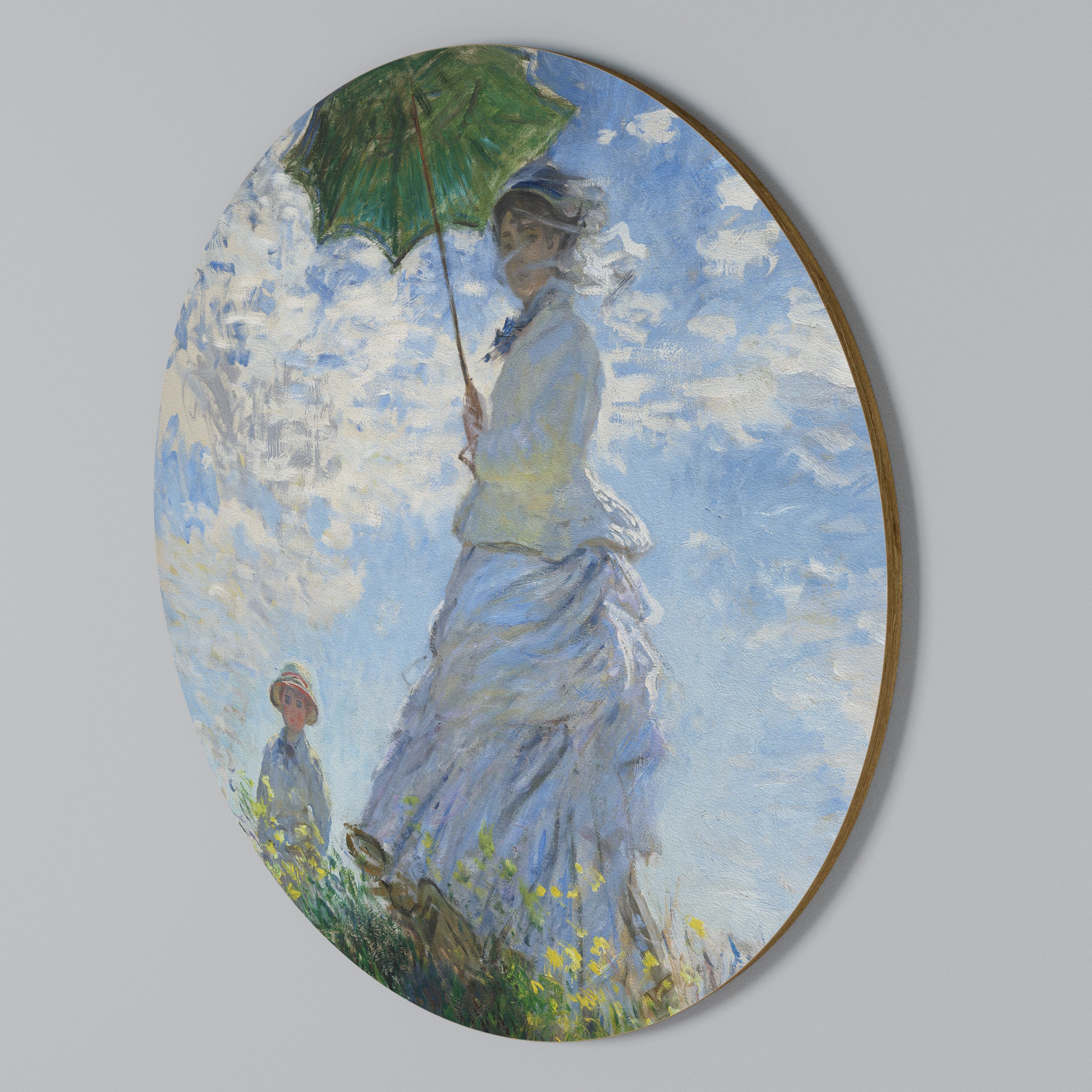 WHISPERS OF SPRING Round Wall Art