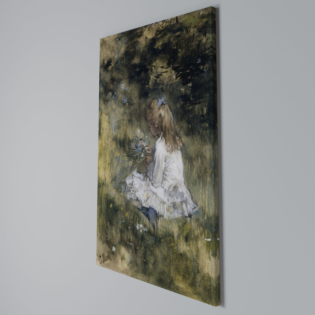 GATHERING SERENITY Vertical Canvas Print