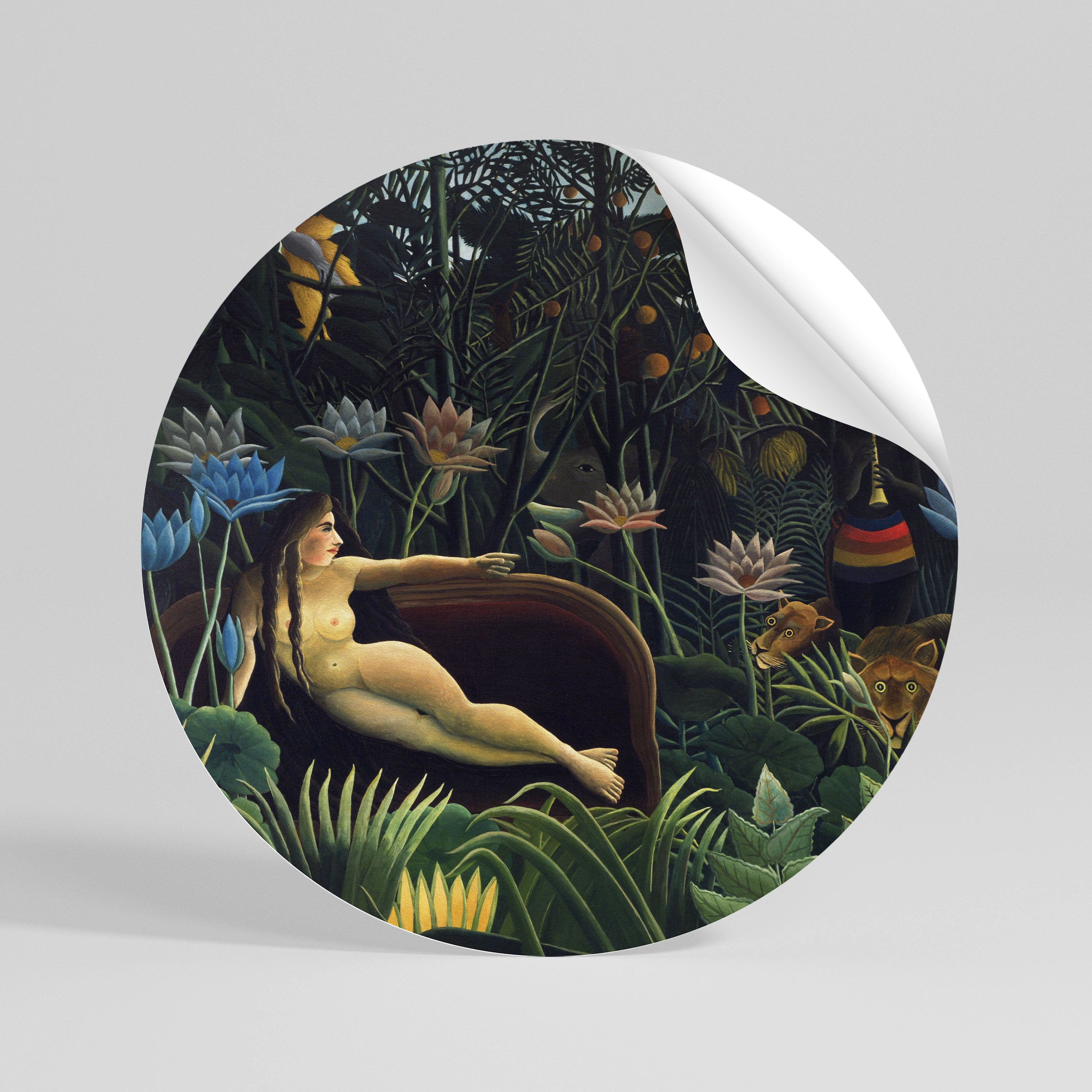 THE DREAM Kulatá samolepka