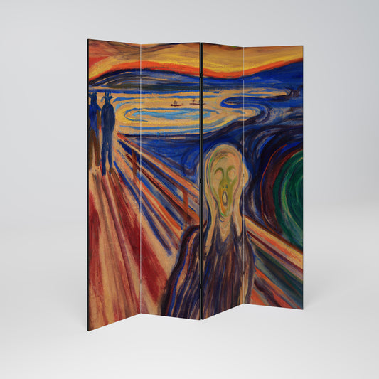 THE SCREAM 4dílný paraván