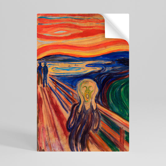 THE SCREAM Svislý samolepicí plakát
