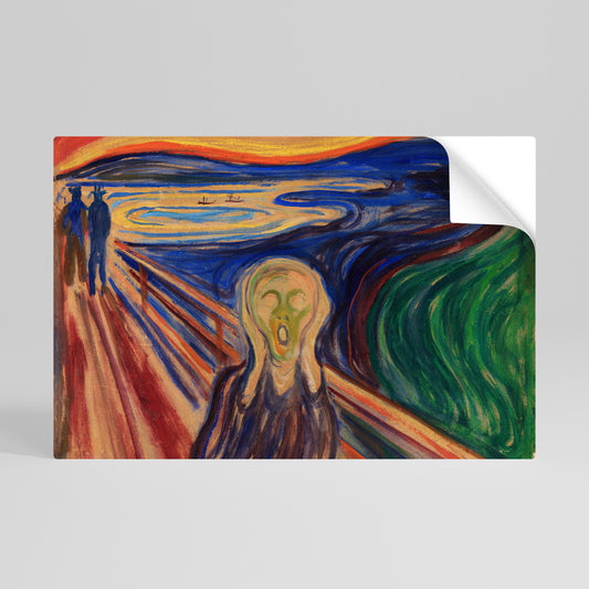 THE SCREAM Vodorovný samolepicí plakát