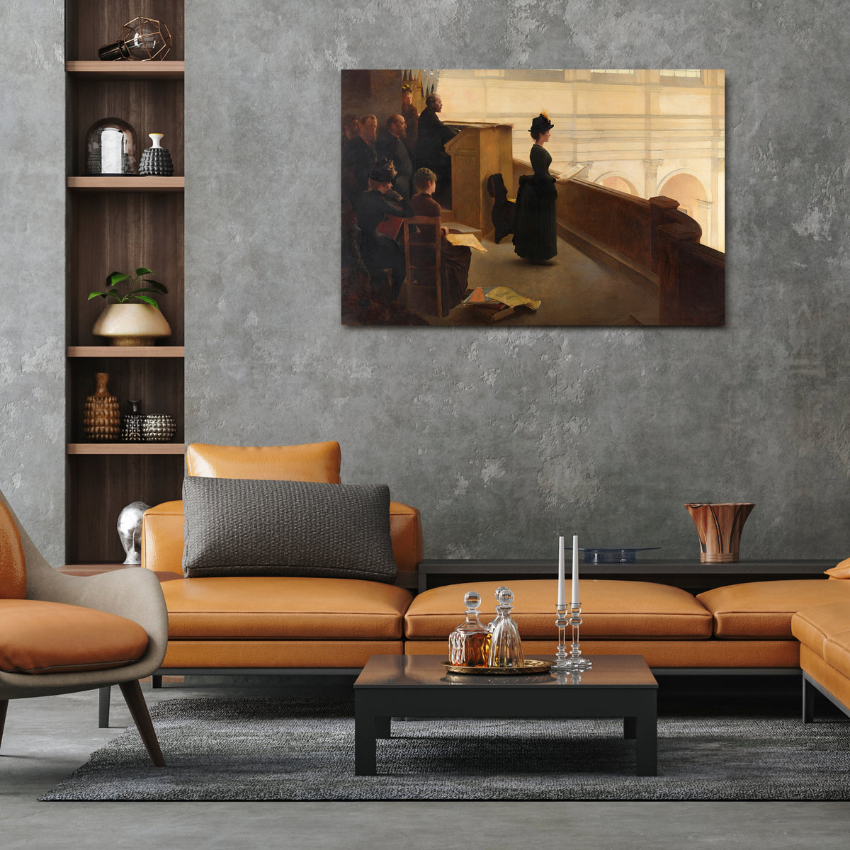 WHISPERS OF PASSION Horizontal Canvas Print