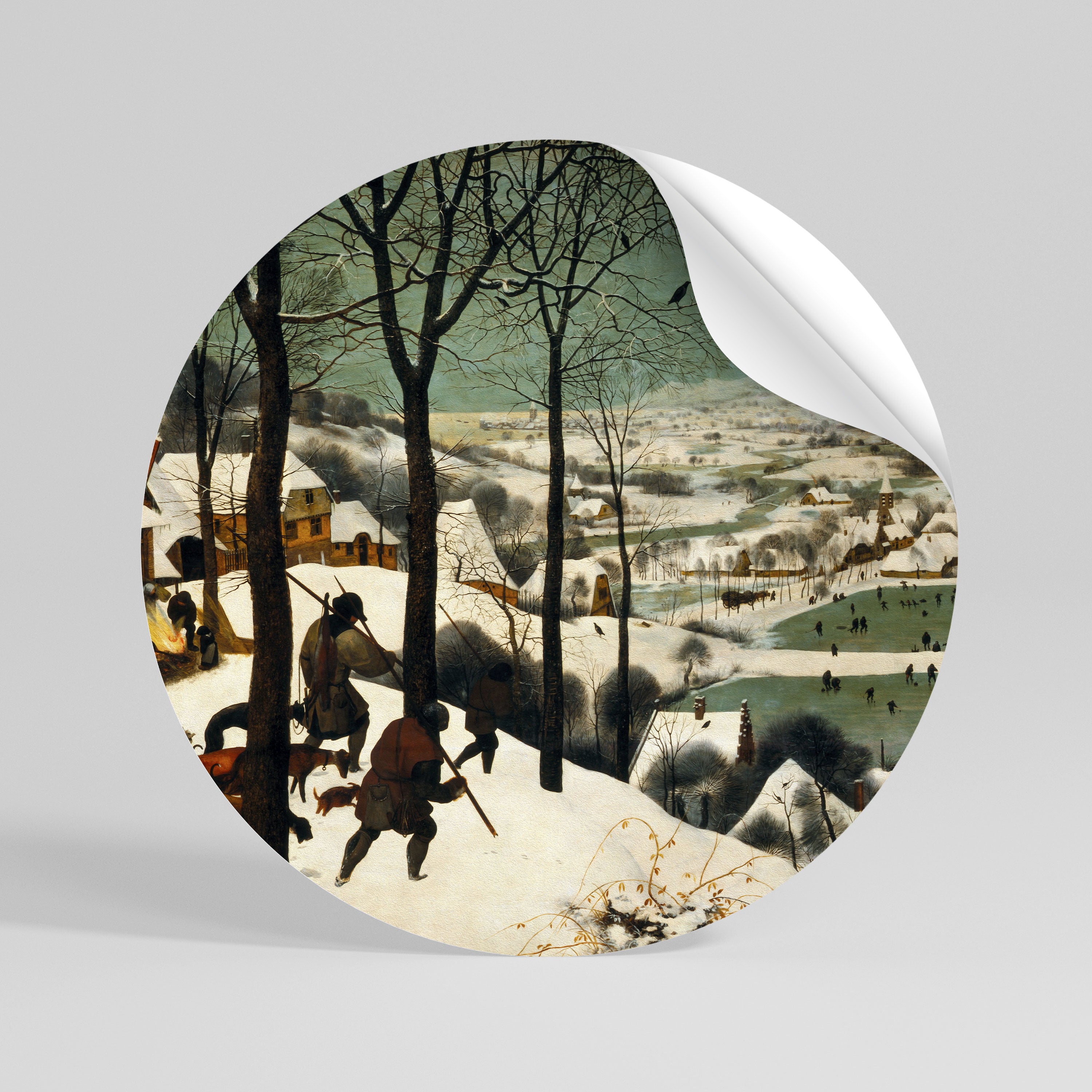 FROSTBITTEN ADVENTURES Kulatá samolepka