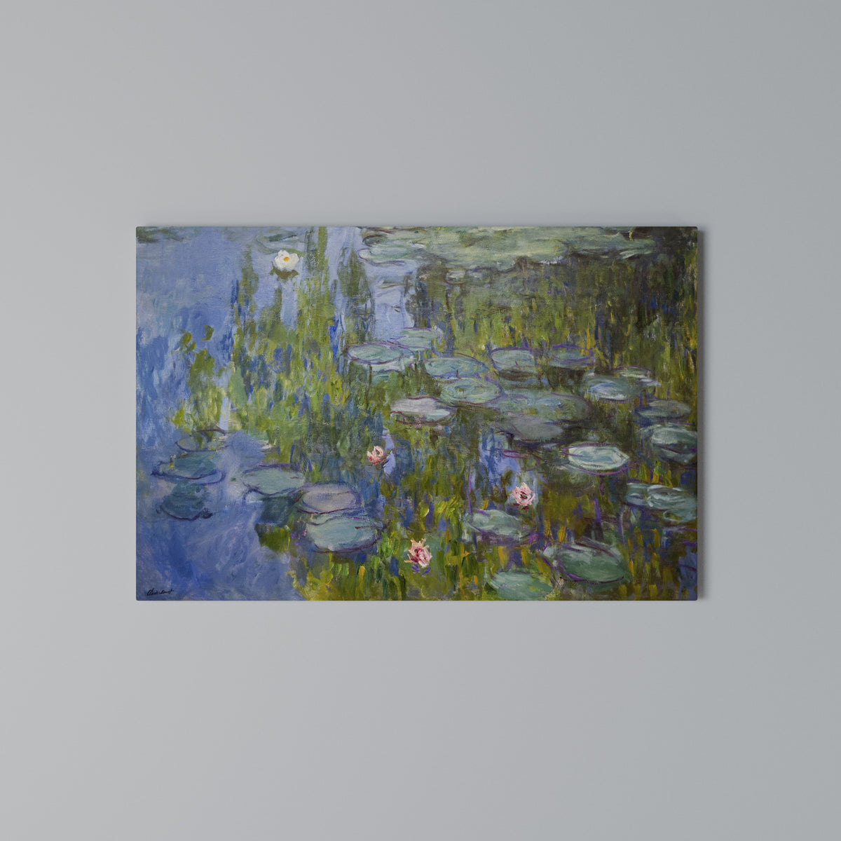 WATER LILIES Horizontal Canvas Print