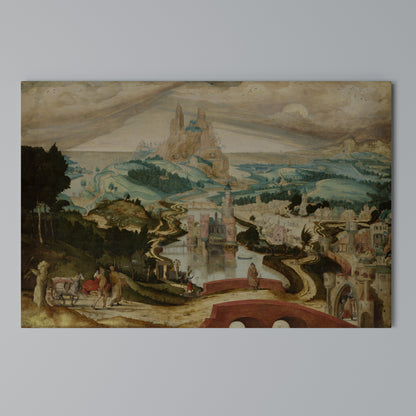 ENCHANTED LANDSCAPE DREAMS Horizontal Canvas Print