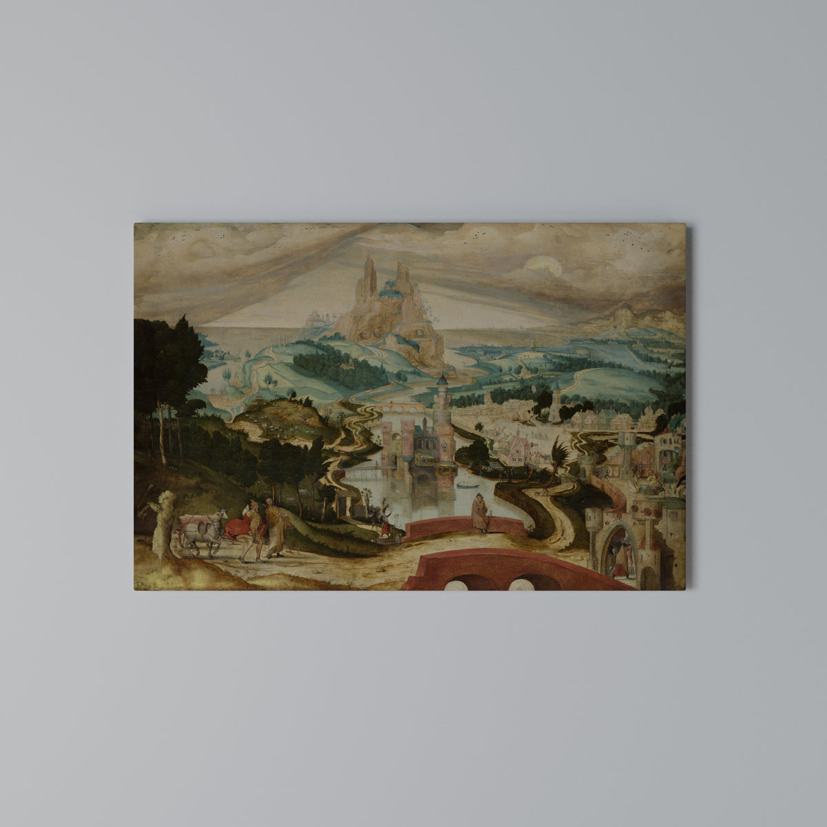ENCHANTED LANDSCAPE DREAMS Horizontal Canvas Print