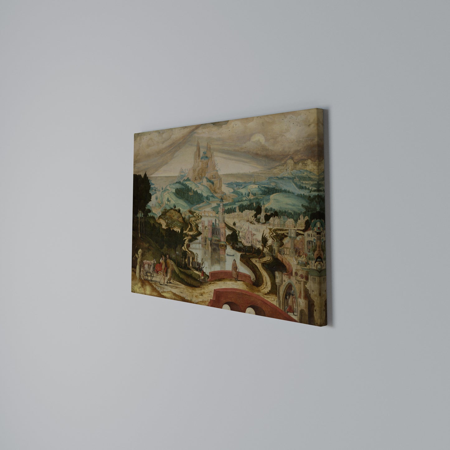 ENCHANTED LANDSCAPE DREAMS Horizontal Canvas Print