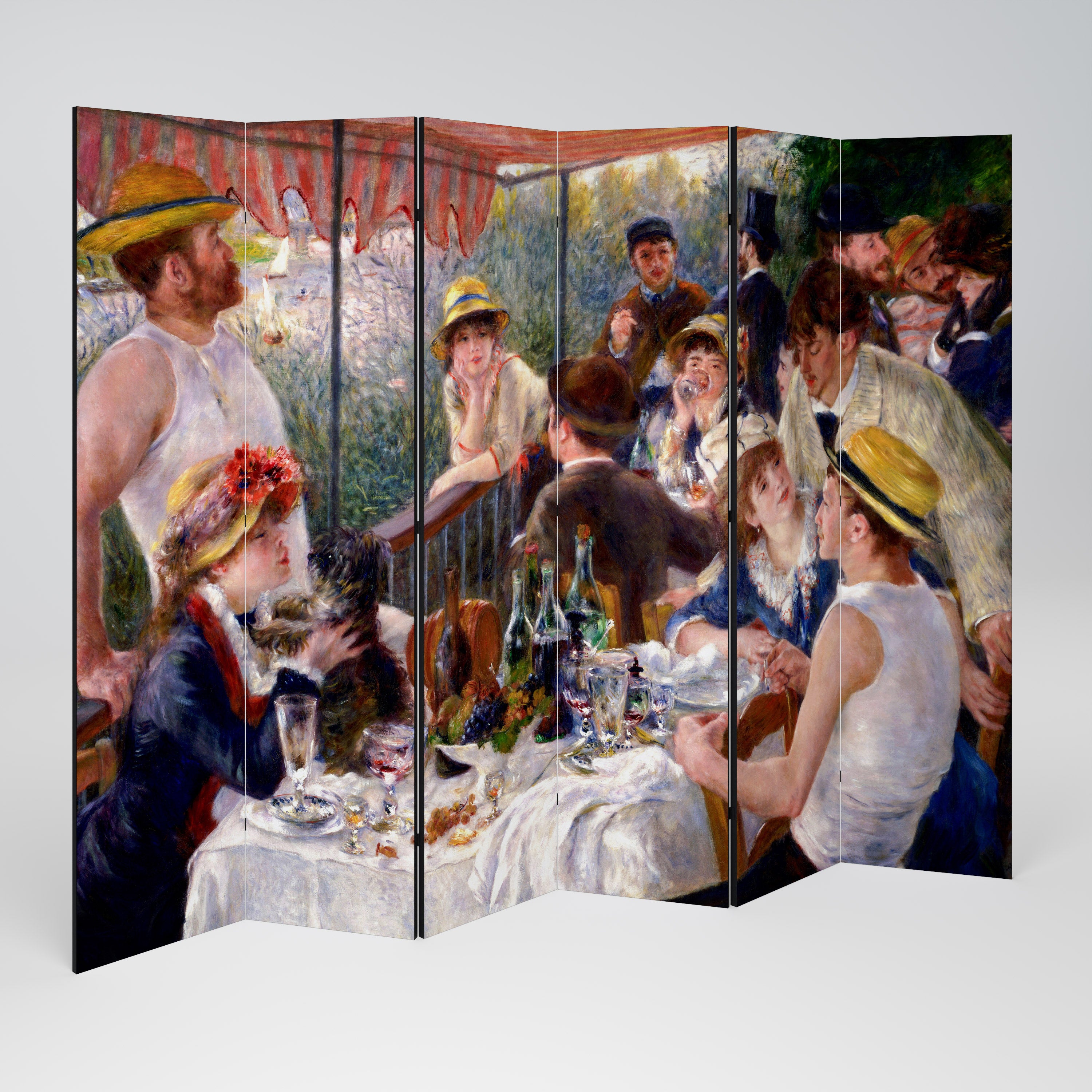 LUNCHEON OF THE BOATING PARTY 6dílný paraván
