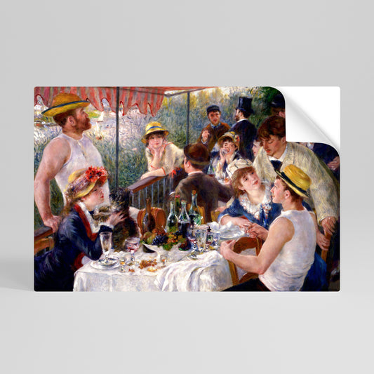 LUNCHEON OF THE BOATING PARTY Vodorovný samolepicí plakát