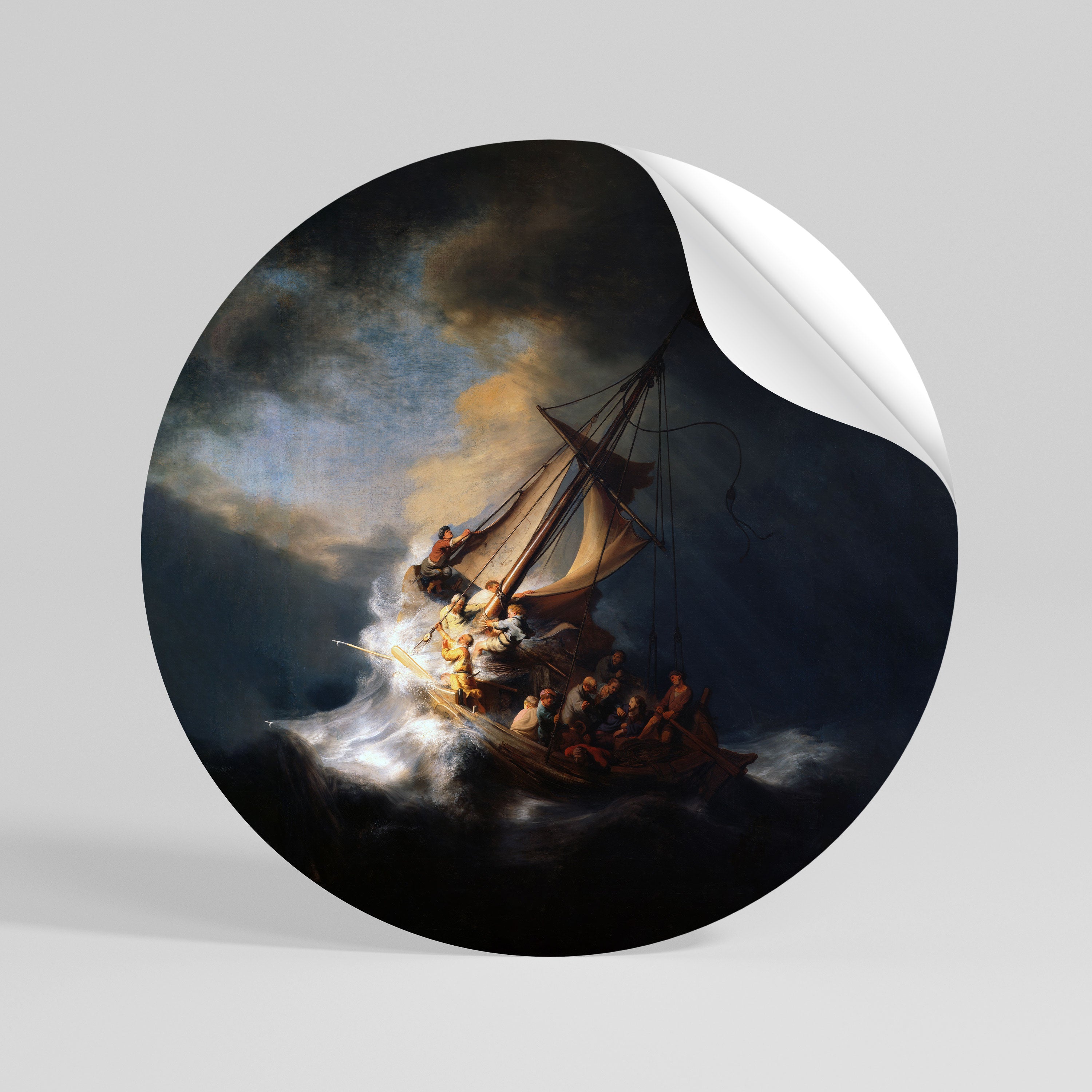 STORM OF HEROES Kulatá samolepka